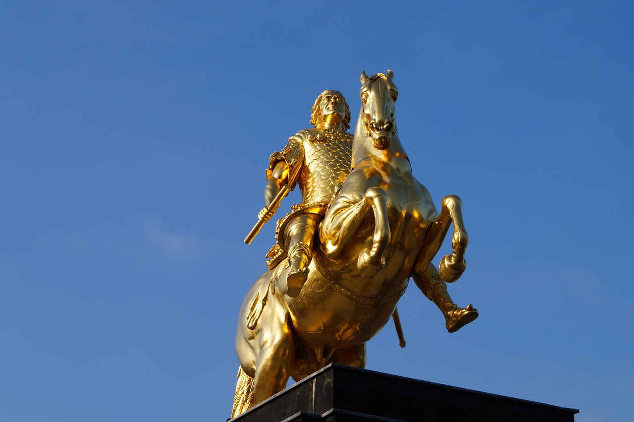Dresden - August der Starke, der goldene Reiter