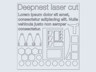 DeepNest Laser Layout