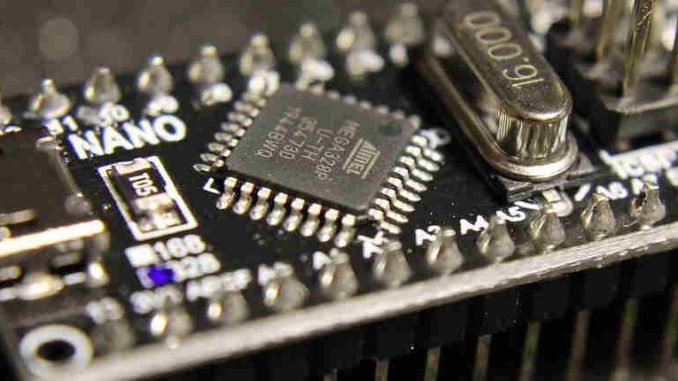 Mikrocontroller Board Arduino Nano mit Atmel Mega 328P