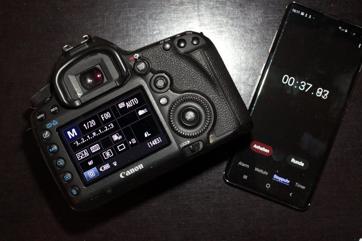 Toshiba FlashAir Wireless SD-Card in der Canon EOS 5D Mark III